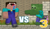 Minecraft Noob vs Zombies 3