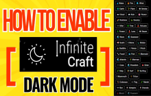 Infinite Craft Recipes - How To Use Dark Mode?